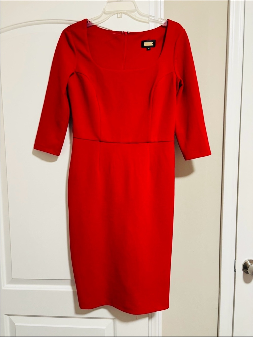 ALEX MARIE, Classic Red Sheath Dress - Women, Size Medium